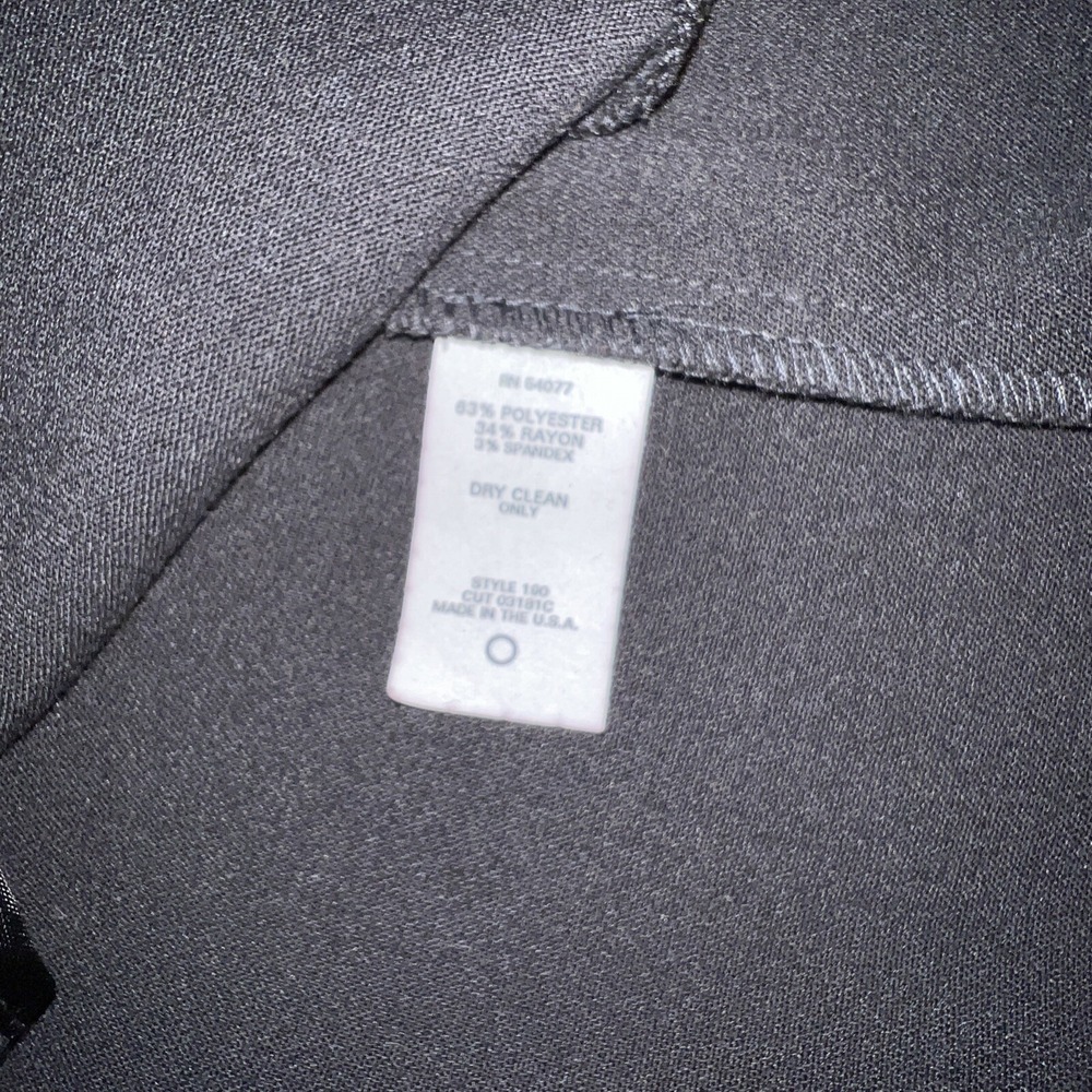 CAbi Black Long Button Coat #190 Womens Size 6 - Picture 6 of 8